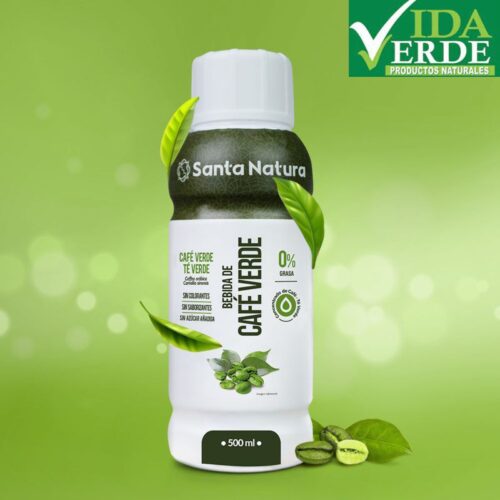 Bebida Café Verde + Té Verde - Santa Natura